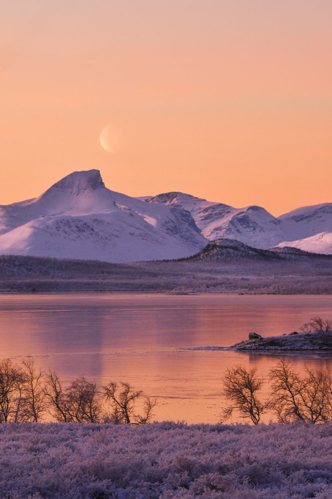 Barras ja jäätyvä Kilpisjärvi